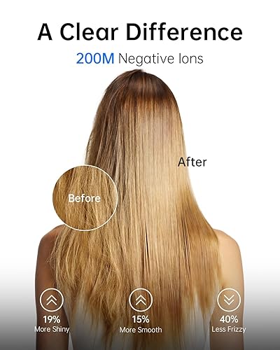 Miniatura 3 de Laifen Swift - Secador de pelo especial, secador iónico de alta velocidad de 656.2 ft con motor sin escobillas de 110.000 RPM para secado rápido,