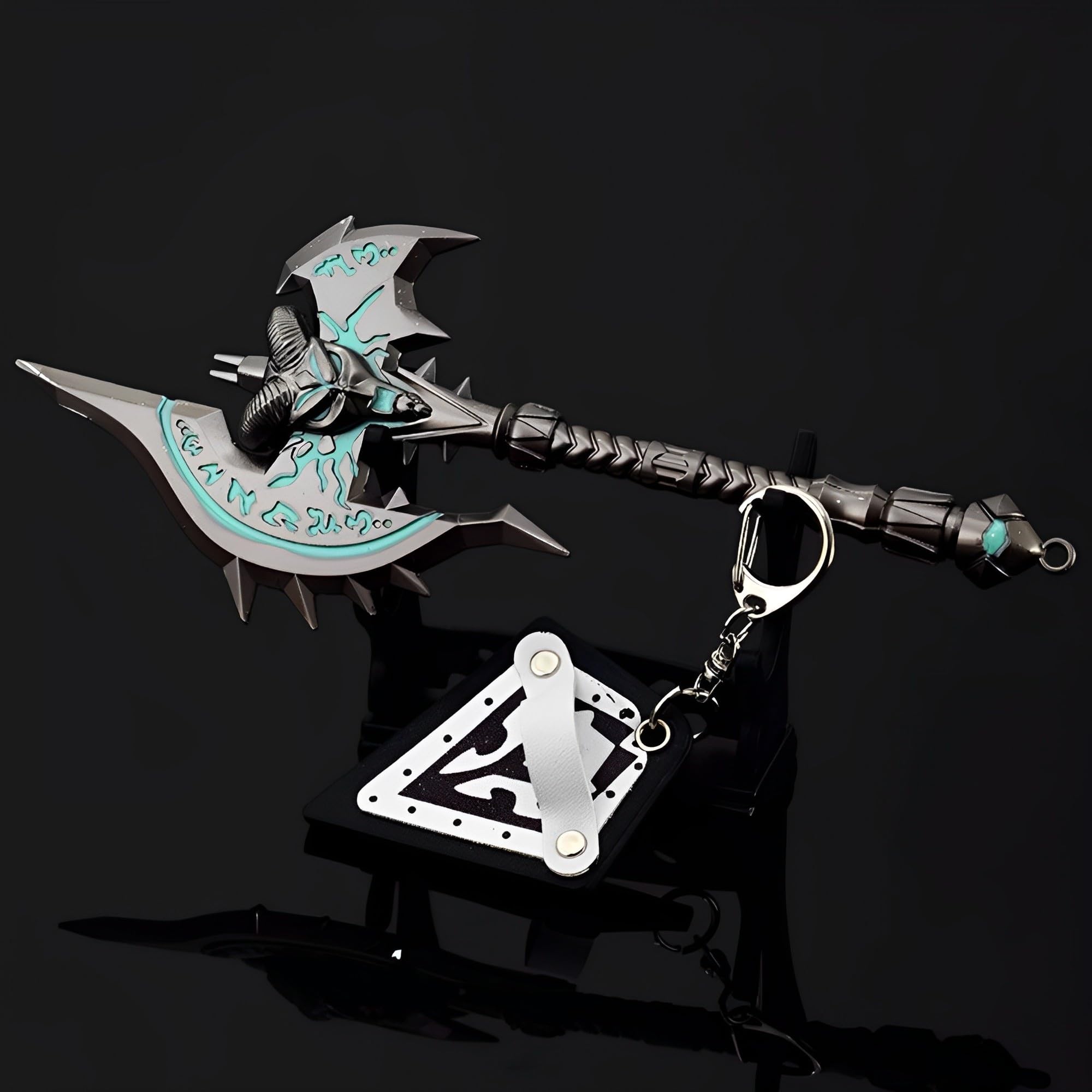 Figurine Anime, Modelli in Miniatura di Personaggi Giochi Fantasy con Supporti, Ashbringer, Frostmourne, Gorehowl