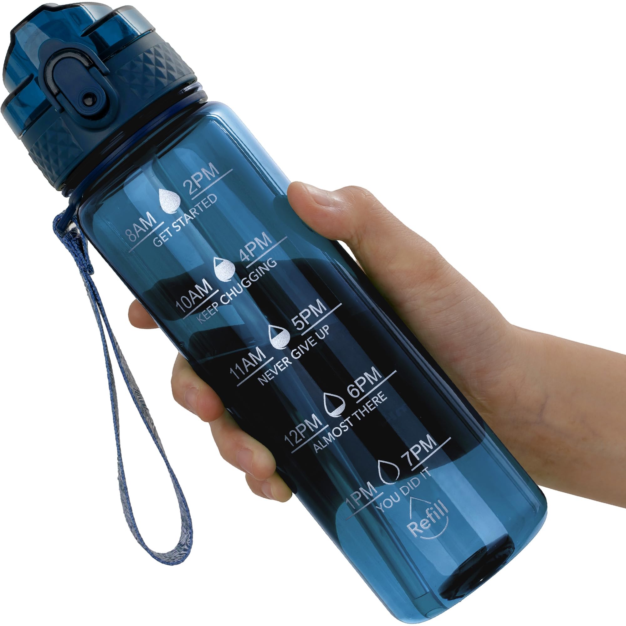 OLDLEY 17oz Kids Water Bottle for school Girls Boys, Motivational Water Bottles With Silicone Straw, Leak-Proof Tritan BPA-Free, Reusable water