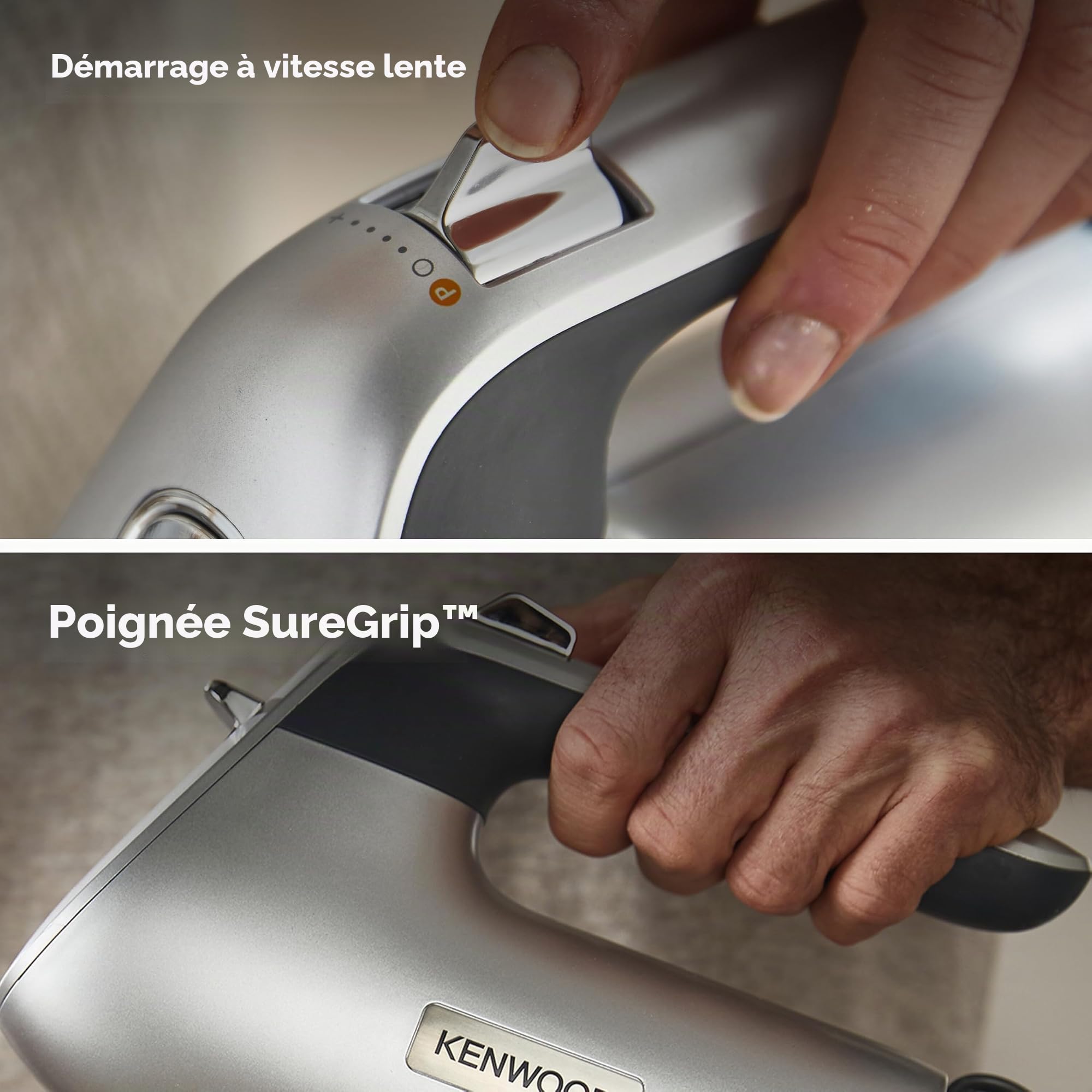 Batteur HMP54.000SI Batteur Chefette, Argent