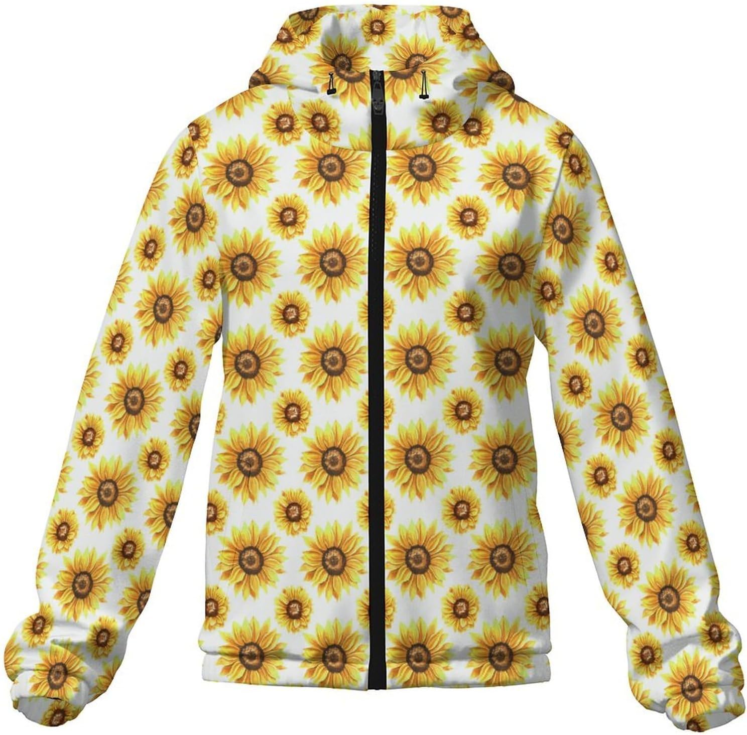 Giraffe Skin Pattern Men's Windbreaker Jacket Lightweight Hooded Windbreaker Coat with Pockets