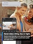 Tapo Smart Home Security WiFi Camera for Baby/Pet, 2.4GHz Wi-Fi Connection Required, 1080p (Full HD), Up to 30 ft Night Vision, Up to 128 GB microSD Card Slot, Works w/Alexa and Google (Tapo C100)