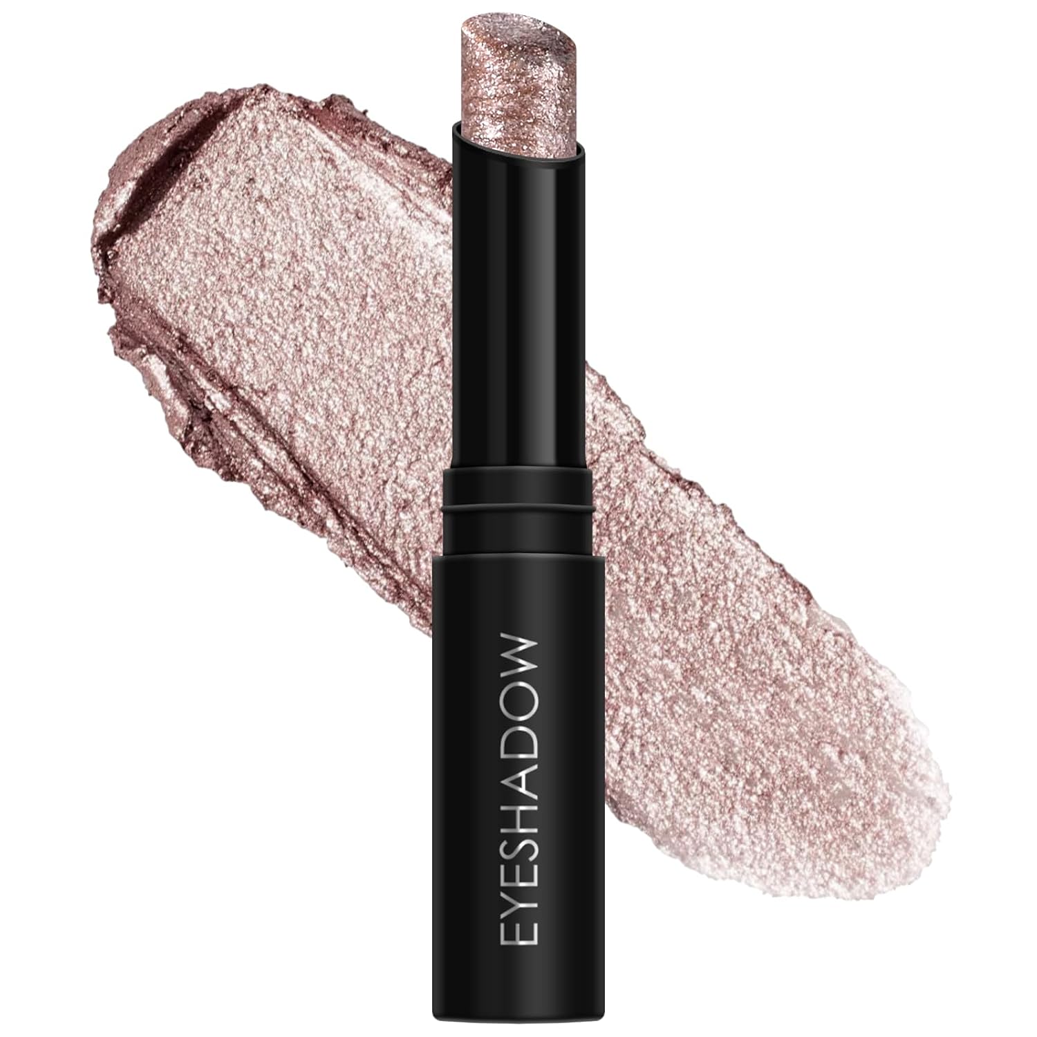 Jelly Gel Shimmer Eyeshadow Stick, Translucent Reflective Champagne Shimmer Makeup Stick, Highly Pigmented Sparkle Eye Shadow, Long-lasting Luminous Finish for Women, 03Classic Champagne