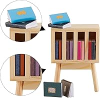 Vista 3 de Skylety 13 piezas a escala 1:12 libros en miniatura para casa de muñecas con mini casa de muñecas en miniatura, accesorios de muñeca en miniatura