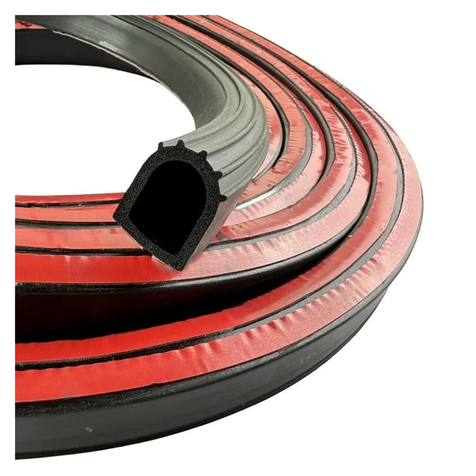 Striscia Sigillante Auto Striscia Di Tenuta In Gomma Per Porta A Forma D | Materiale: gomma Colore: nero Striscia di tenuta in gomma per porta da 2 m