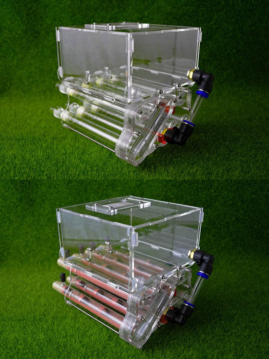 Formicario per formiche, 8 Tubi di vetro Acrilico Ant. for la scienza educativa e zona attiva del castello, villa degli insetti(General test tubes)