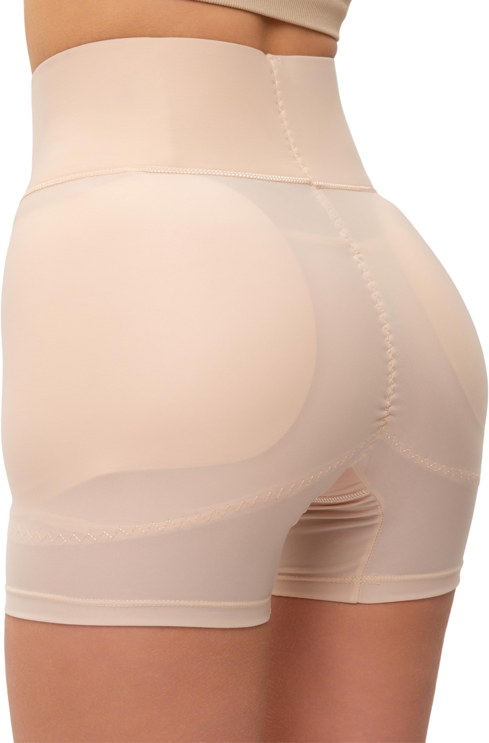 Women's Shapewear - Thick Hip and Butt Push-Up with Waist Cincher Band
