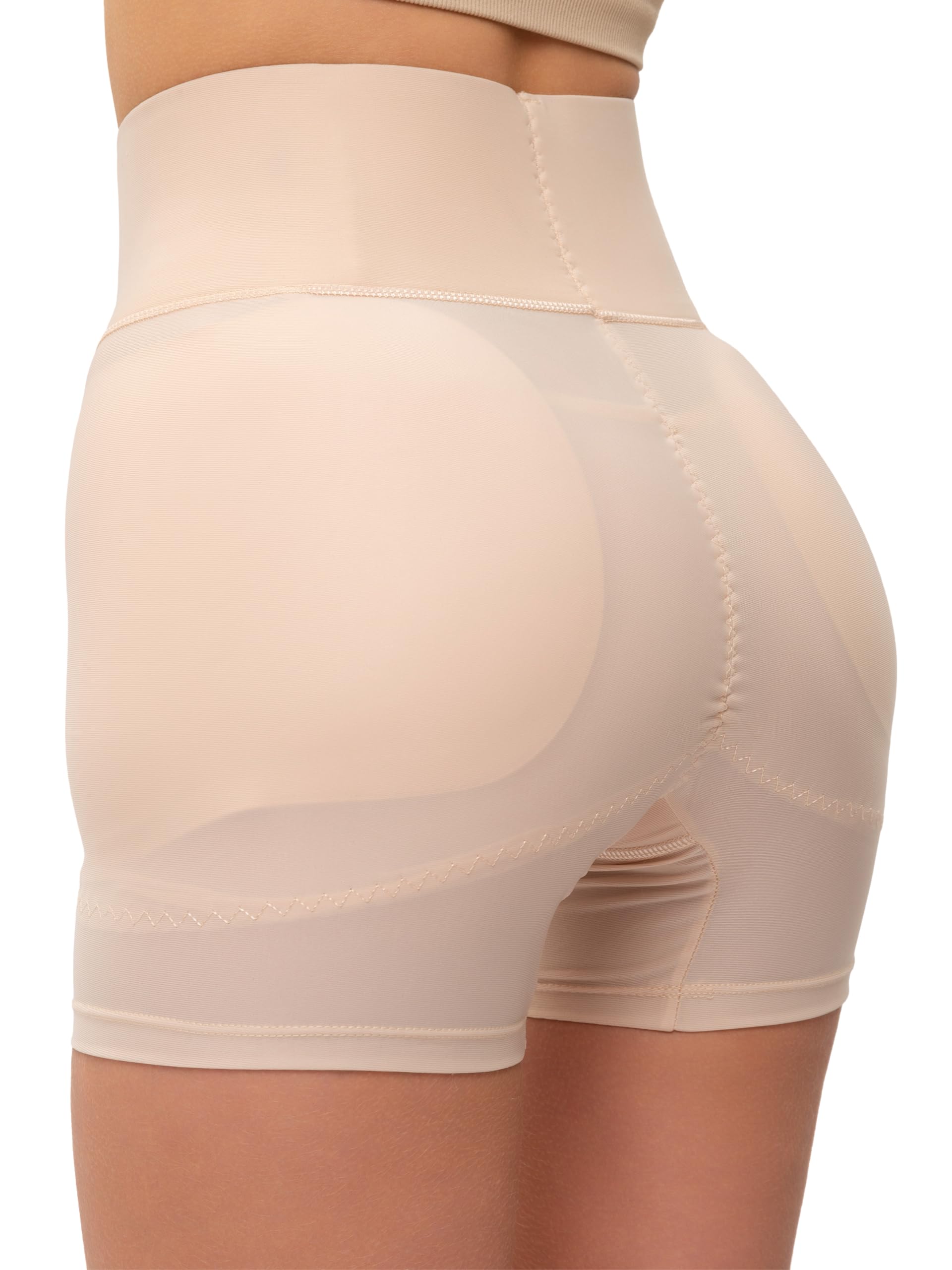 Women's Shapewear - Thick Hip and Butt Push-Up with Waist Cincher Band