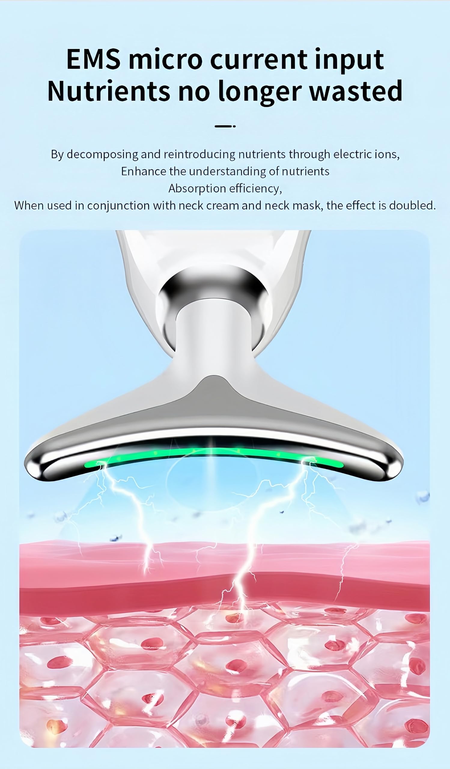 Oreni Sculptura Gesichtsmassagegerät, V-Shape Massagegerät mit Wärmefunktion, Lifting & Gesichtsstraffung, Gua Sha Gerät für Hautpflege, Gesichtspflege, Anti-Aging, Faltenreduktion