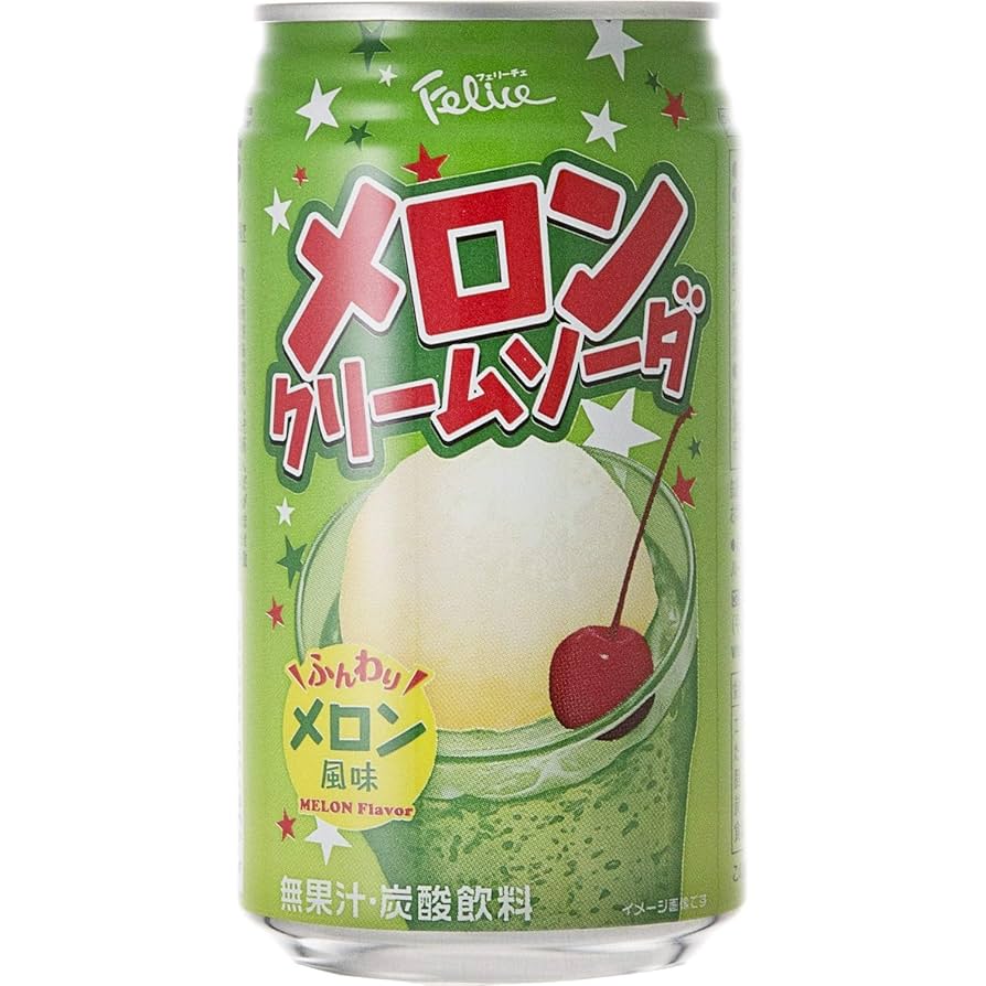Amazon.com : Felice melon cream soda 11.83 fl oz, 24 packs