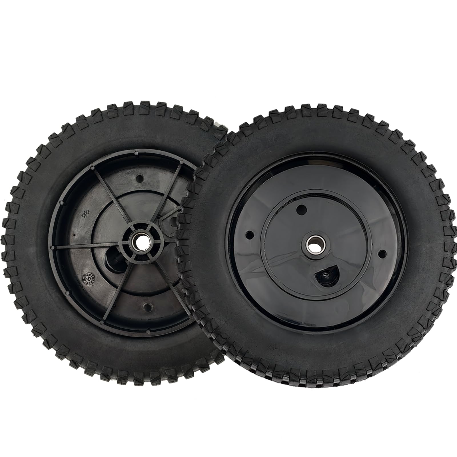 734-2010 - Conjunto de ruedas traseras para cortacésped MTD 734-2010B 734-2010A compatible con cortacésped autopropulsado Cub Cad et SRC621 SR621, cortacésped de empuje Craftsman, paquete de 2