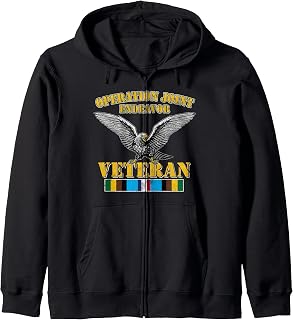Veteran Operation Joint Endeavor Ribbon Bosnia Vintage Zip Hoodie