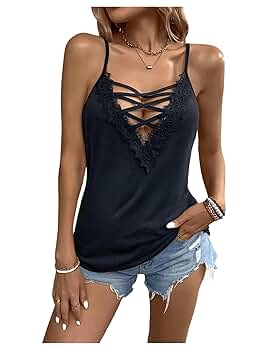 トップス Sora bicolor camisole andmary Sora bicolor camisole black