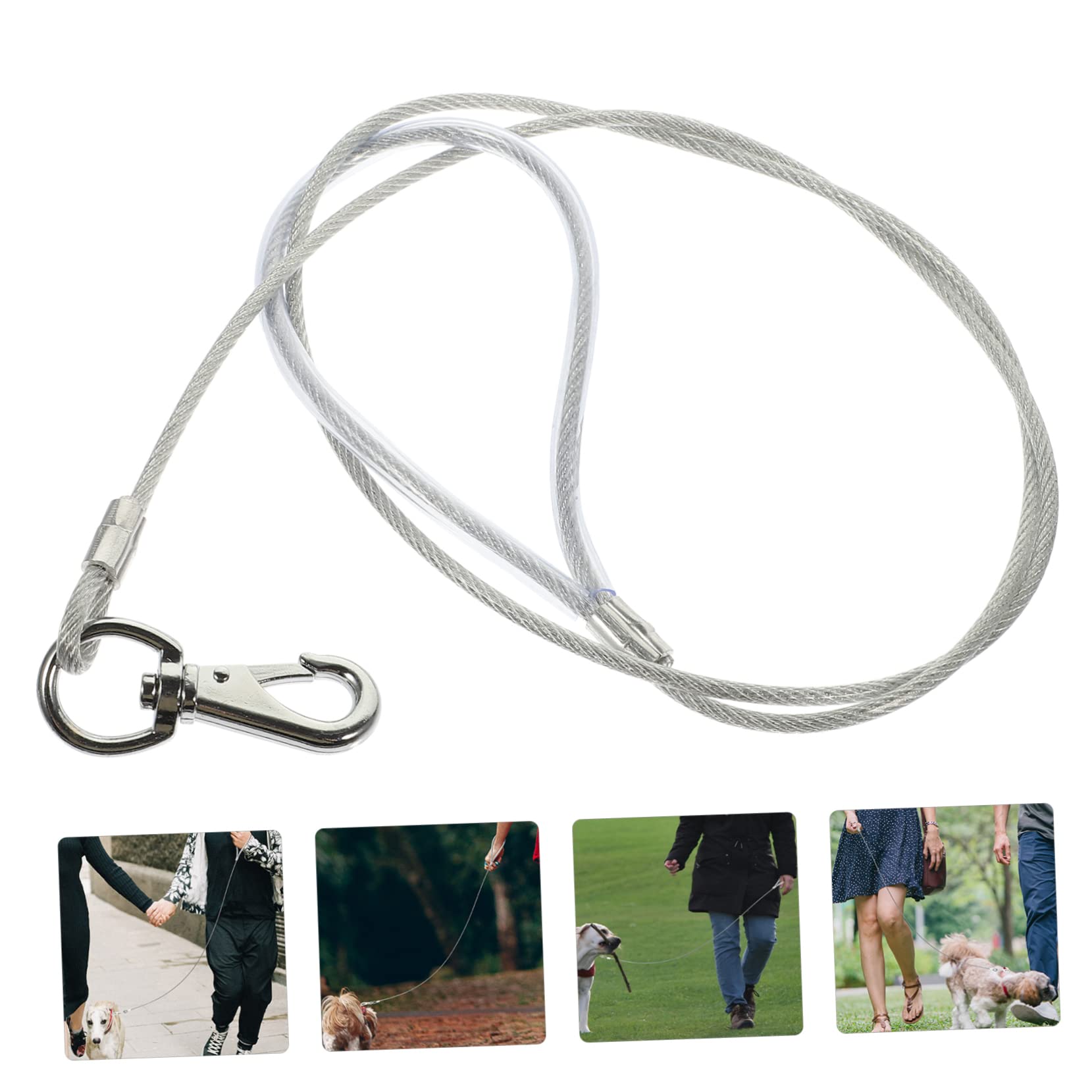 SUPVOX 4 Pezzi Guinzaglio Per Cani Lunghezza Cucciolo Corda Di Trazione Filo Da Masticare Catena Per Cani Forniture Per