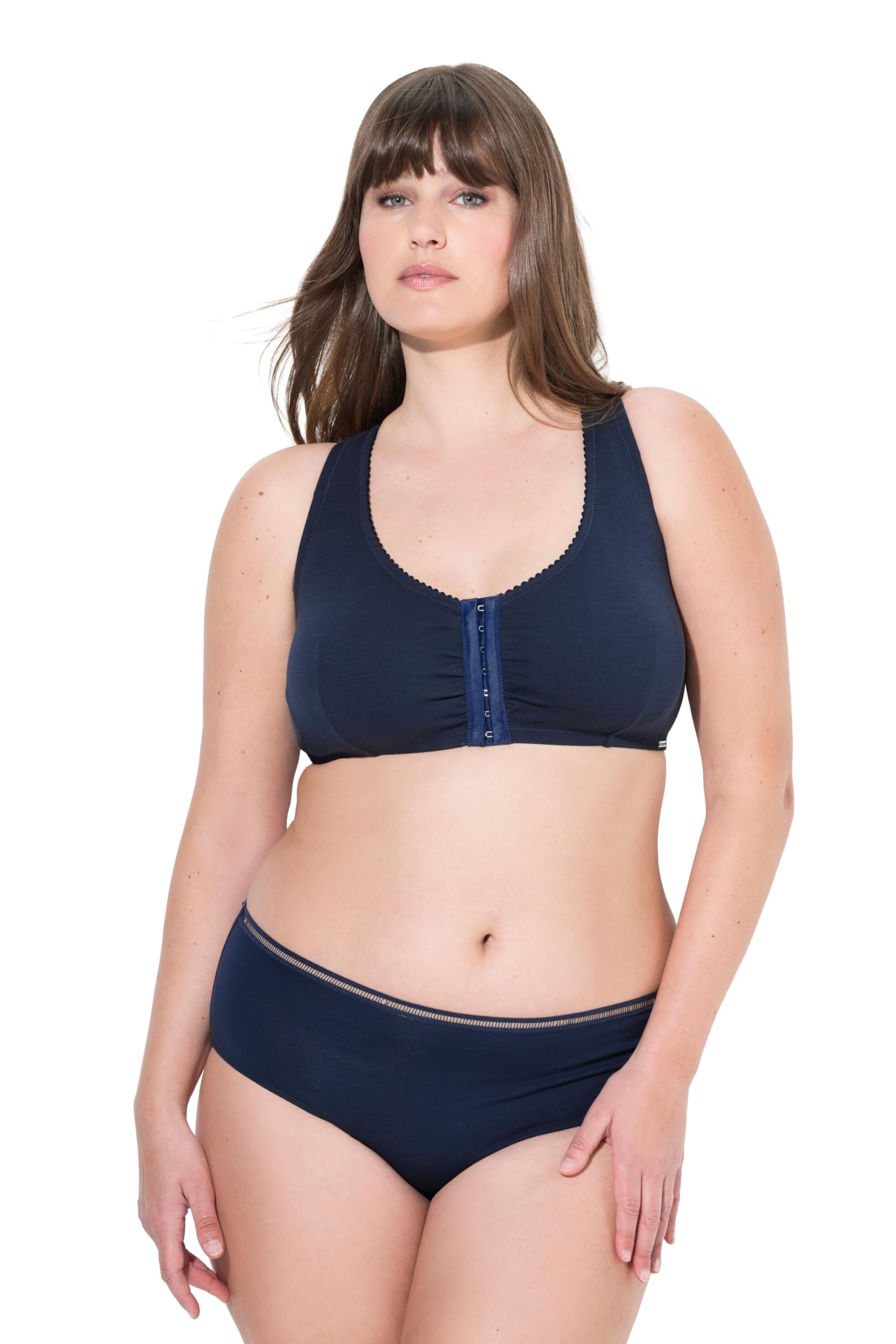 Ulla Popken Damen große Größen Übergrößen Plus Size Bustier, Still-BH, Vorderverschluss 842928