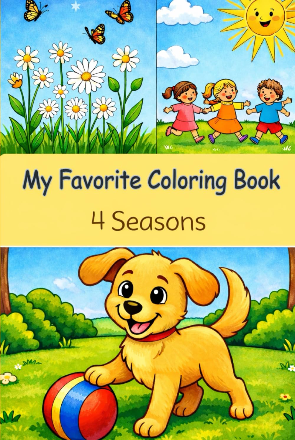 My Favorite Coloring Book: 4 Seasons