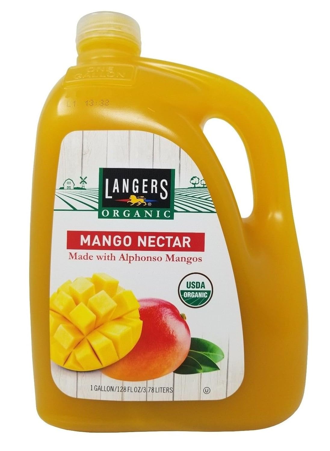 Langers Organic Mango Nectar Wt 128 Fl Oz