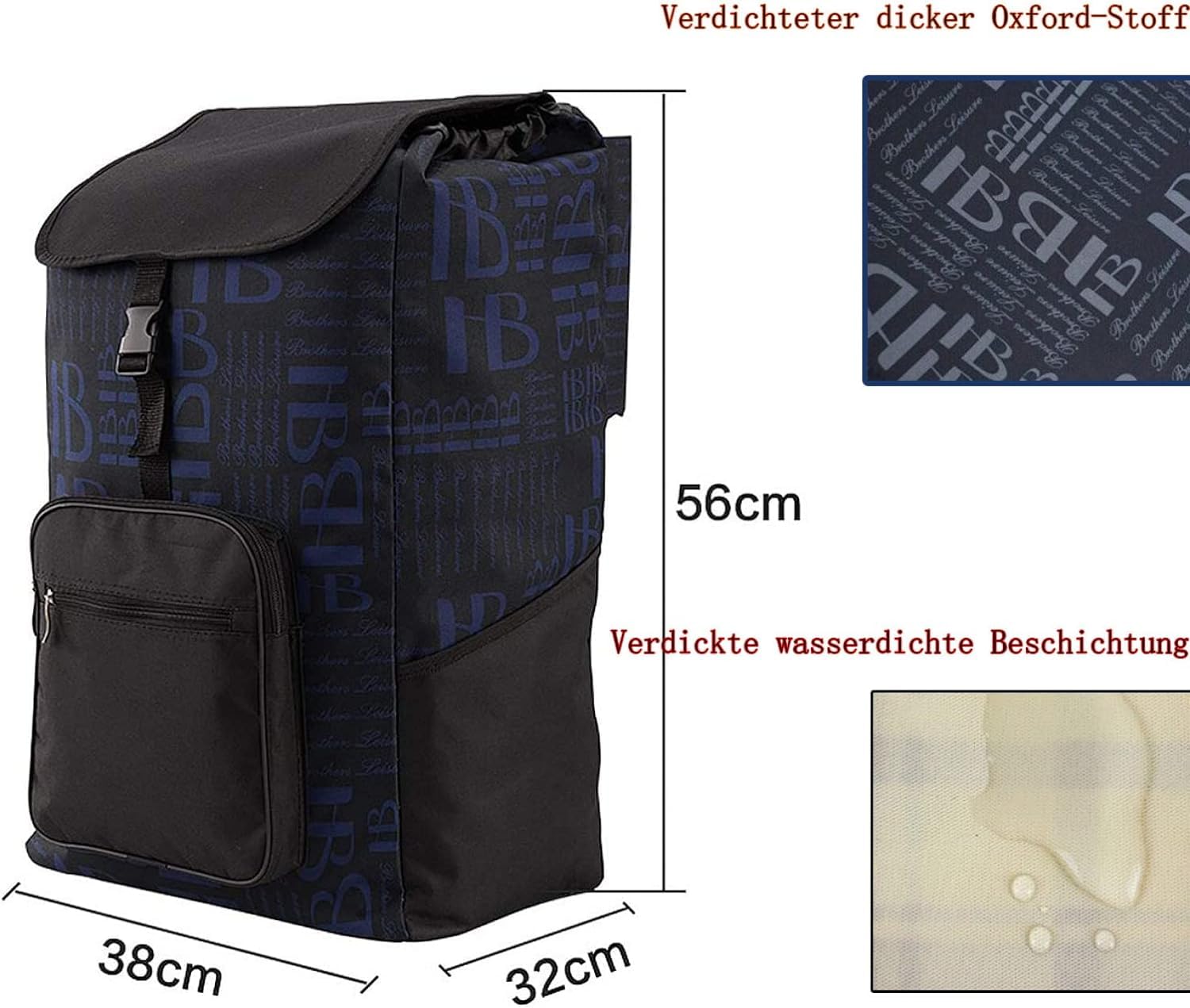 Einkaufstrolley Treppensteiger Mit Sitz,6 Räder Für Alte Menschen Treppensteiger Klappbar Einkaufstrolley,Stabil Shopping Trolley Bag,Rot