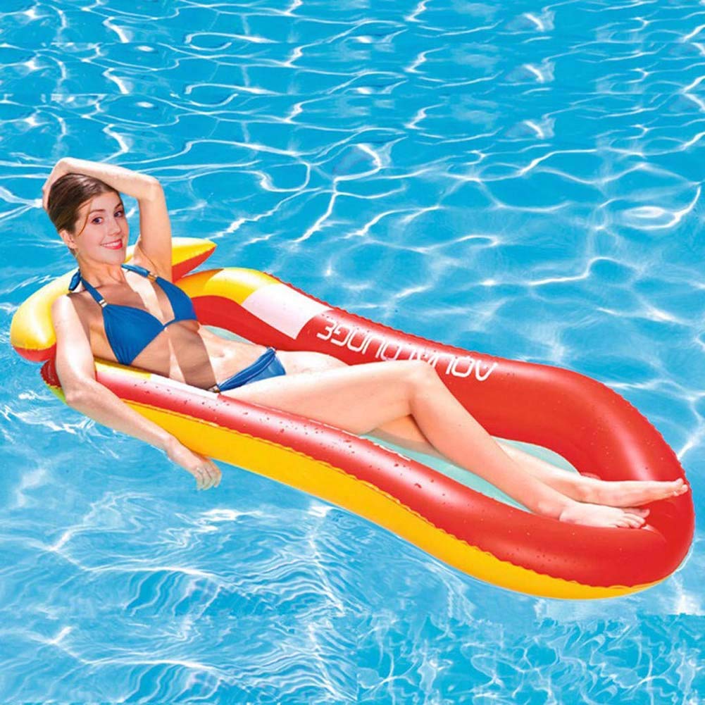 RziiooSwimming Pool Inflatable Floating Bed
