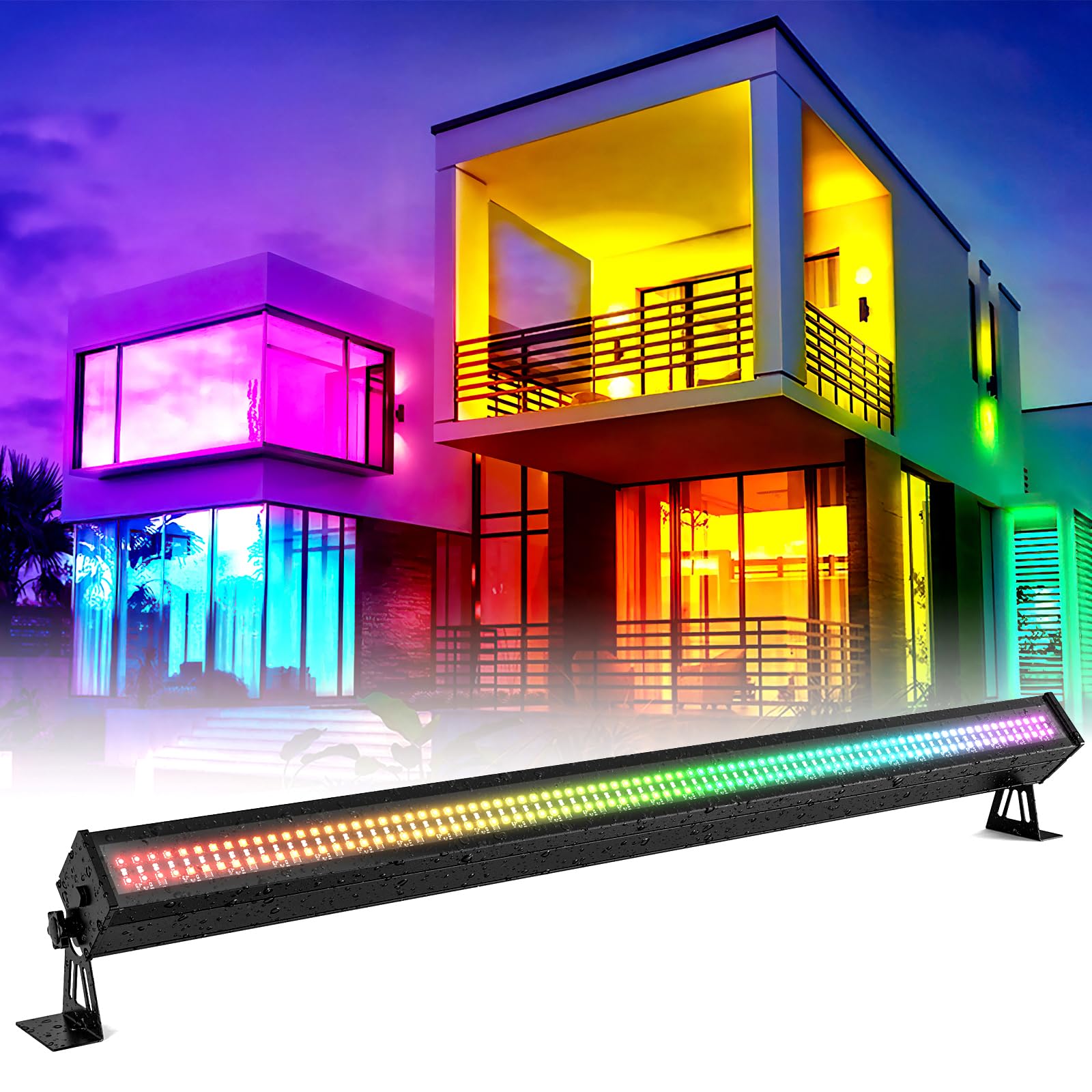 Amazon.com: Led Wall Washer Lights Bar 100W, 3 in 1 Rgbw