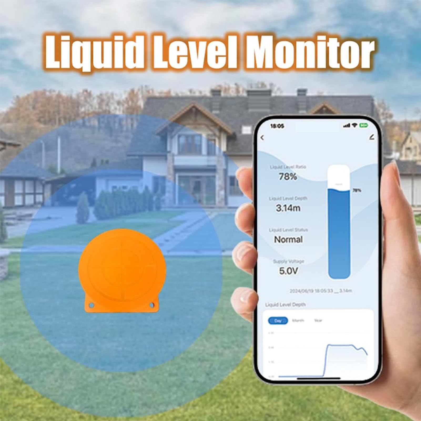 Tangxi Sensor de Nivel de Agua Inteligente para Monitoreo Preciso