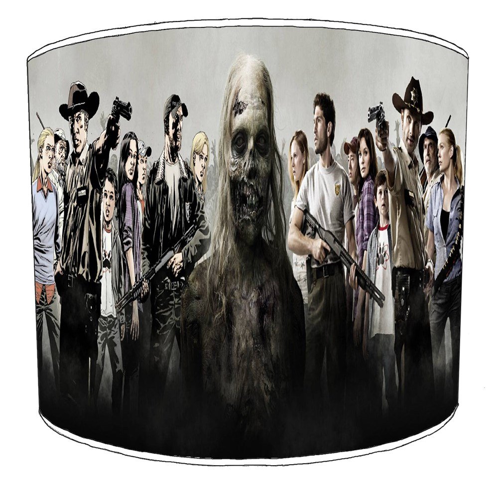 The Walking Dead Lampshade For A Ceiling Light In 3 Sizes - Free Personalisation