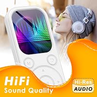 Player MP3 Gueray Bluetooth 64 GB, audiobooks, alb, radio FM, înregistrare, alarmă, video, e-book, imagini, extensibil prin TF până la 128 GB 4