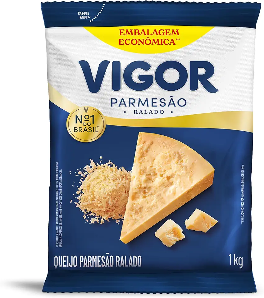 Queijo Parmesão Ralado Vigor 1KG