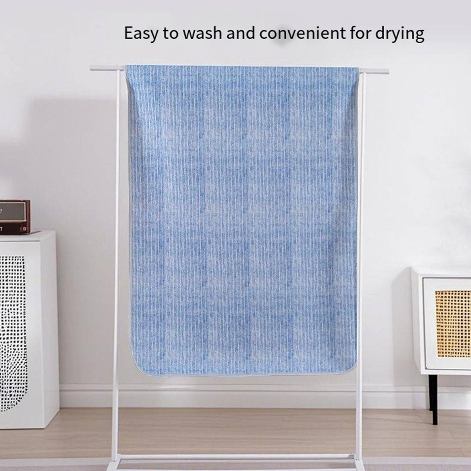 REHOOF Verano Compresa para Incontinencia Impermeable para La Cama, Tamaño Grande Empapadores Cama Adultos Lavables, Menstruación Discos Absorbentes A Prueba De Fugas, Hospital Hogares D,150×200cm