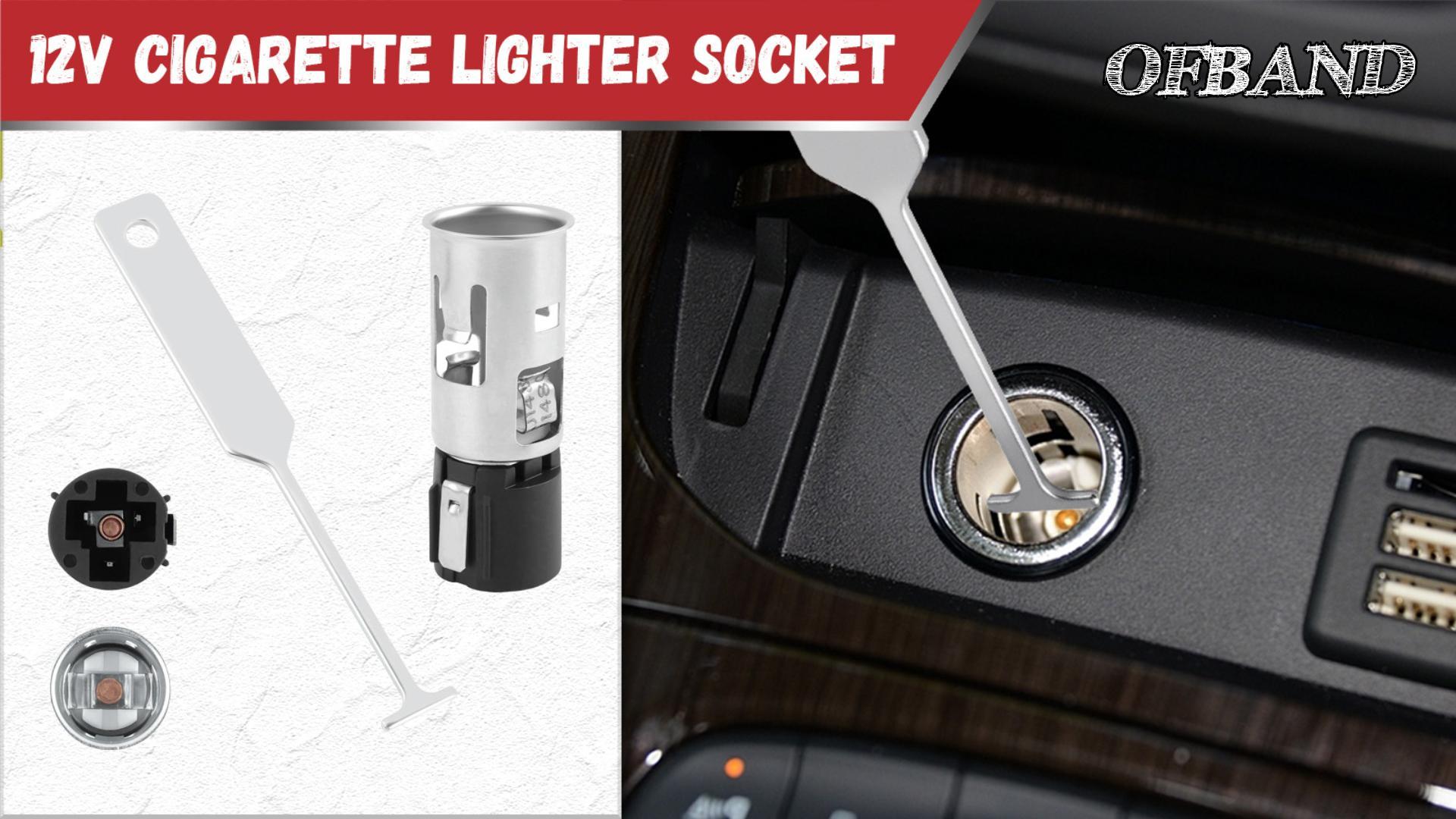 does a 2024 gmc sierra have a cigarette lighter plug Amazon.com: 12V Cigarette Lighter Socket OEM#56457 with Removal Tool,12V  Outlet Socket Replace Car Cigarette Lighter Socket,12V Power Outlet Car  Accessories Compatible with Chevrolet GMC Cadillac : Automotive