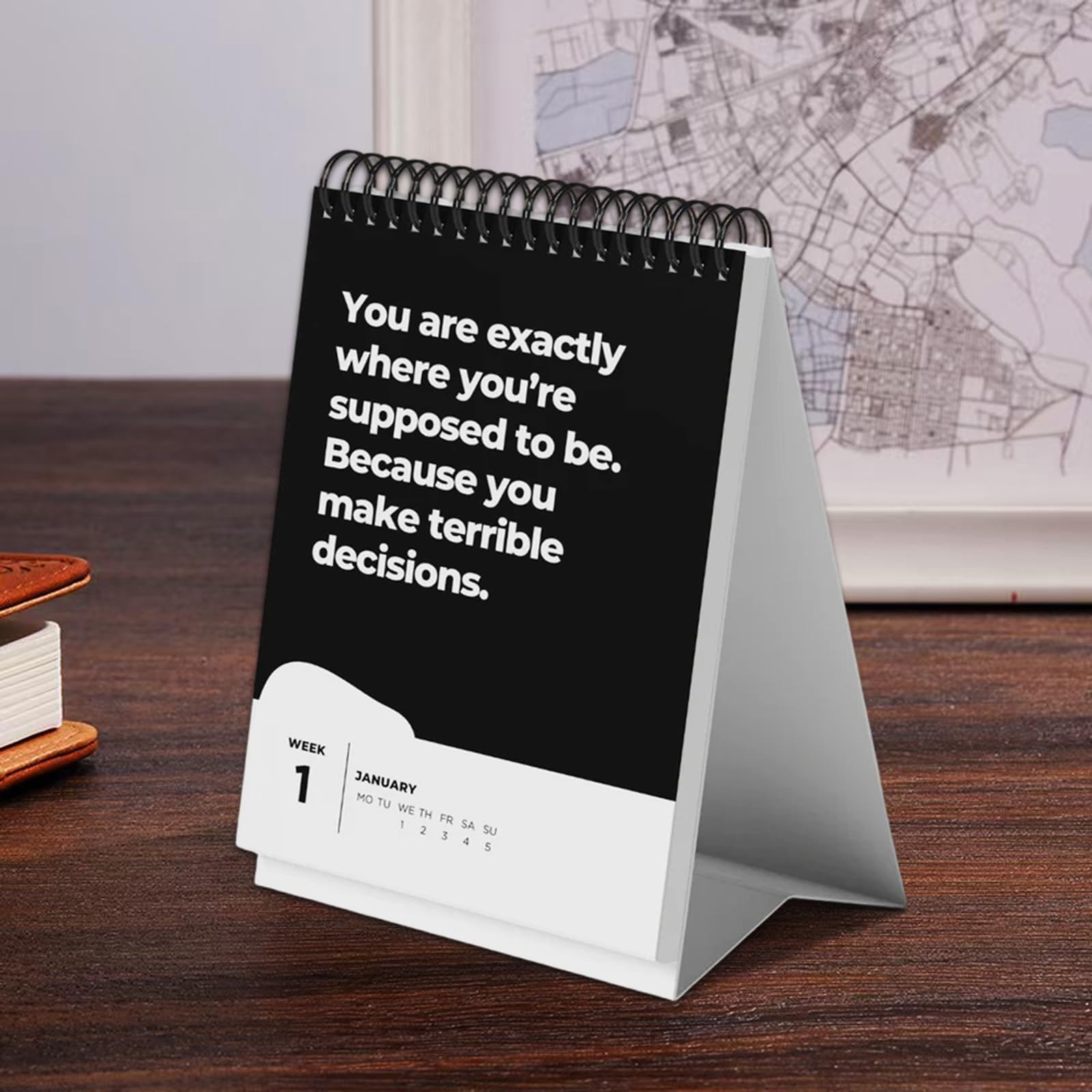 EXTREME DEMOTIVATIONAL DESK Calendar 2025 With 52 Demotivating Quotes