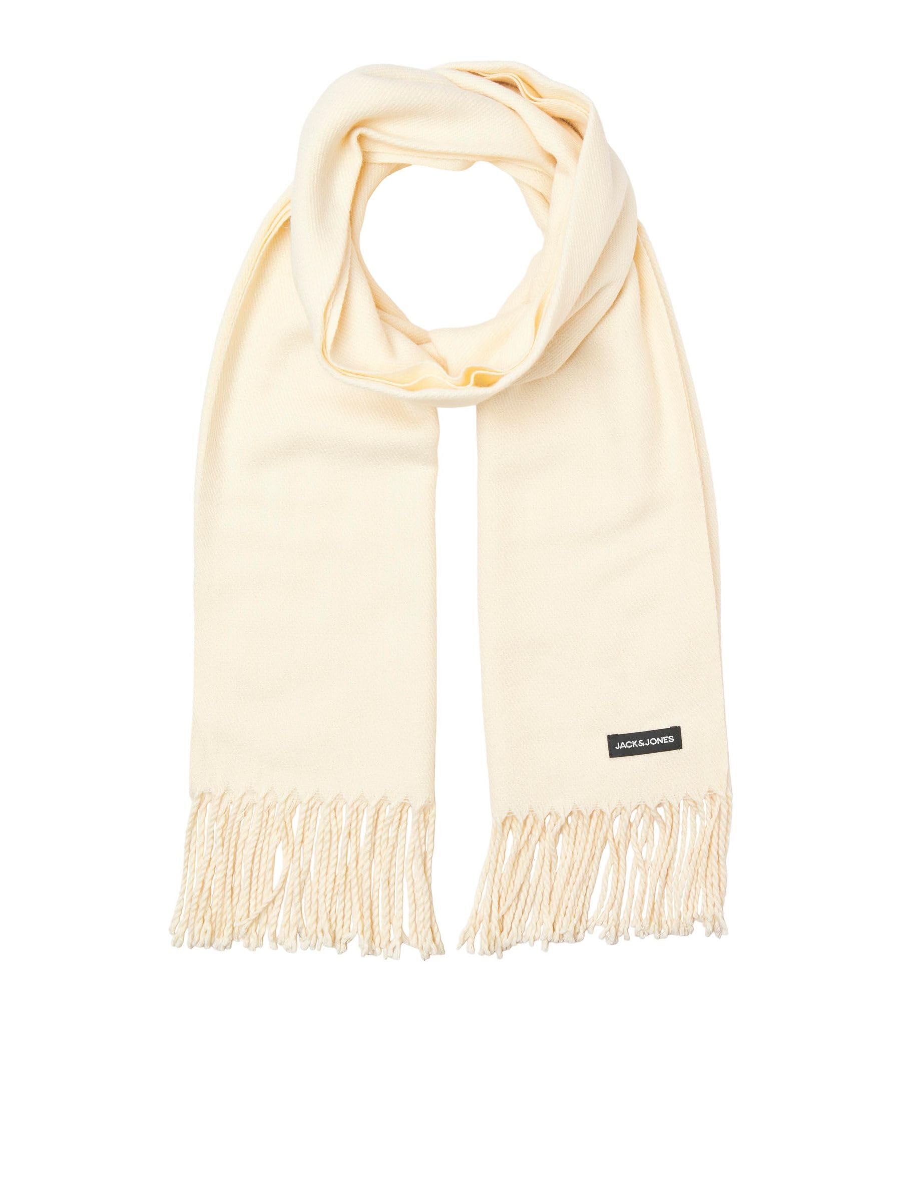 JACK & JONES Jacsolid Woven Scarf Noos, Antique White, One Size, Antique White, One Size
