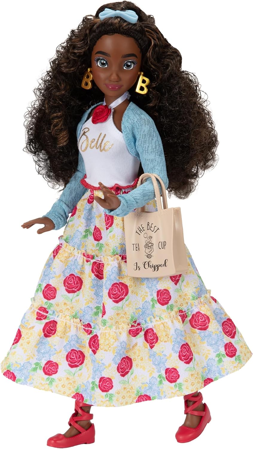 Disney ILY 4ever Fashion Dolls Inspired by Belle 11.5" Tall with 13 Points of Articulation, Two Complete Mix-and-Match Outfits and a Glittery Mickey Ring Included for You!