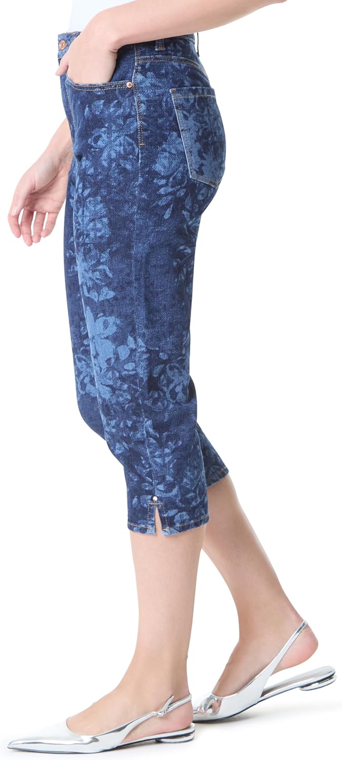 Gloria Vanderbilt Womens Amanda Capri with High Rise Straight Standard - Image 3