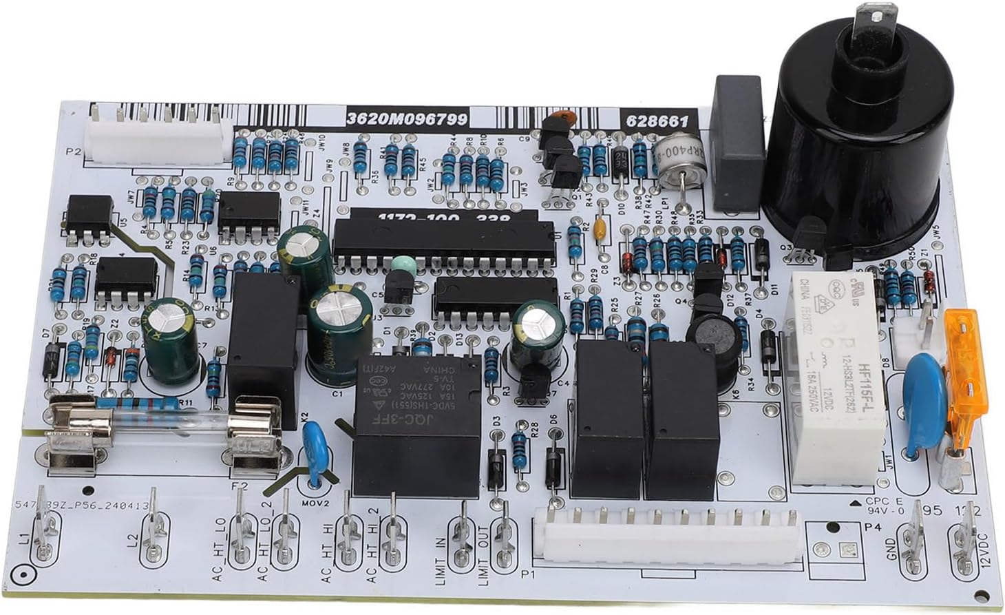 aqxreight RV Refrigerator Power Supply Circuit Board 628661 for N41X N51X N6X N8X NX NXA N1095 Series Refrigerators, aqxreight24shb0kqfv