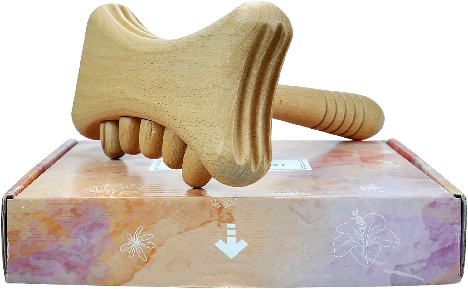 Wood Therapy Massage Tools,Gua Sha Tools,Lymphatic Drainage,Cellulite Massager,Massage Tools for Maderotherapy,Anti-Cellulite,GuaSha,Muscle Release Muscle Blasting,Wooden 6.8*7.0*3.3 inch : Health & Household