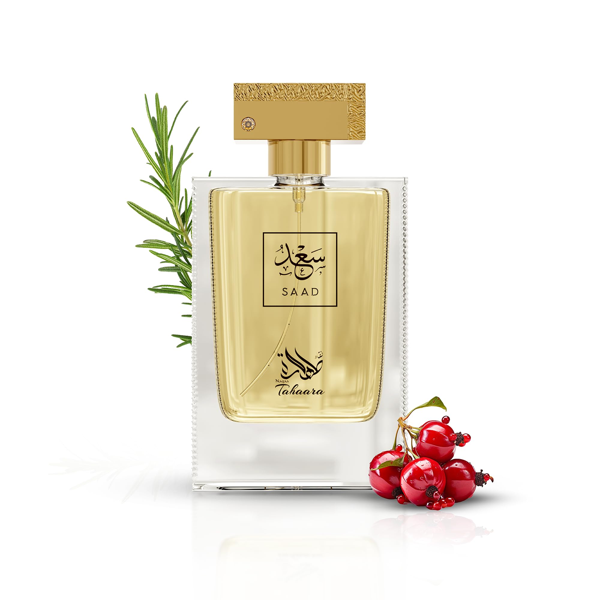 Saad – Amber, Woody, Musky, Oud – Long-Lasting Luxury Eau de Parfum Dubai Fragrance for Men & Women, 100ML