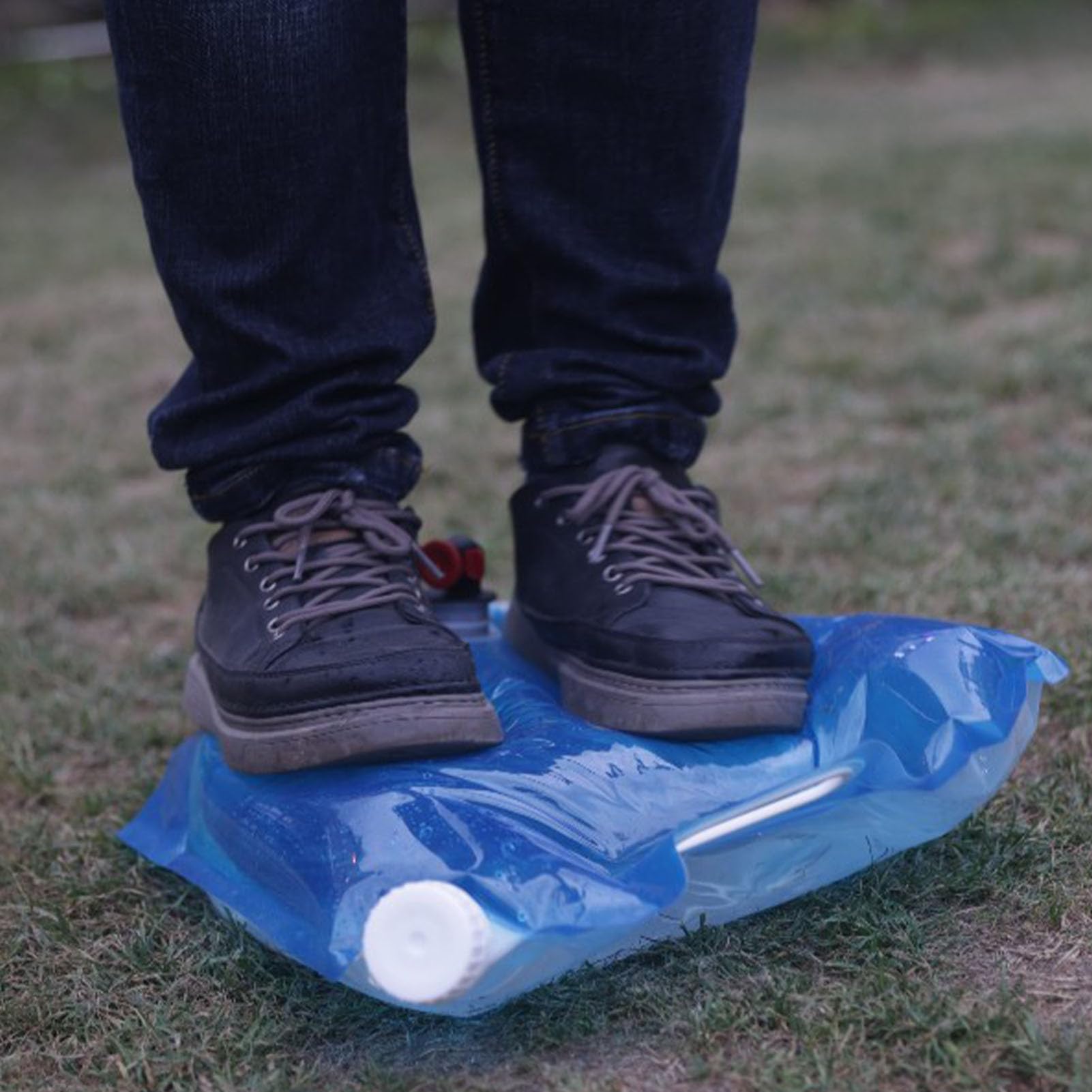 Borsa Acqua Pieghevole 5L/10L Con Rubinetto - Serbatoio Per Campeggio, Escursionismo E Sport - Foto 7