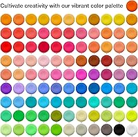 Vista 8 de FlyFlag Arcilla de Secado al Aire - 100 Colores, Ultra Ligera y Suave, Arcilla de Modelado No Tóxica para Niños con Herramientas y Tutoriales