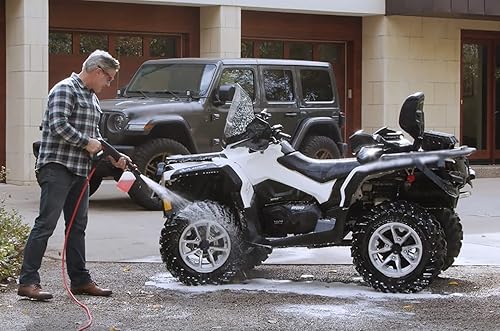 Miniatura 4 de AR Blue Clean, BC142HS - Lavadora a presión eléctrica, 1700 PSI, 1.7 GPM, 11 amperios, boquilla de 15 grados, pistola rociadora fácil de apretar,