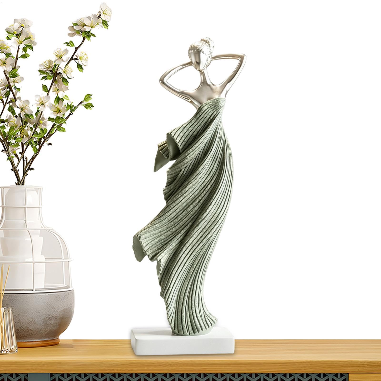Figura de Bailarina Abstracta Escultura De Resina Artística Estética Para