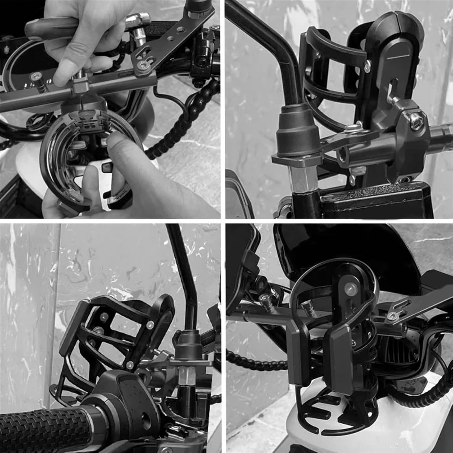 オートバイ旅行の必需品 CNC 水ボトルホルダードリンクカップホルダーに適合する752S 752 S 飾る