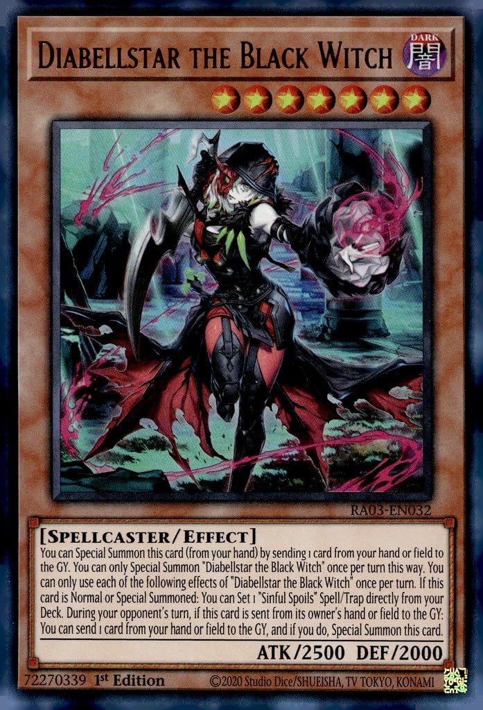 Amazon.com: Diabellstar The Black Witch (UR) - RA03-EN032 - Ultra