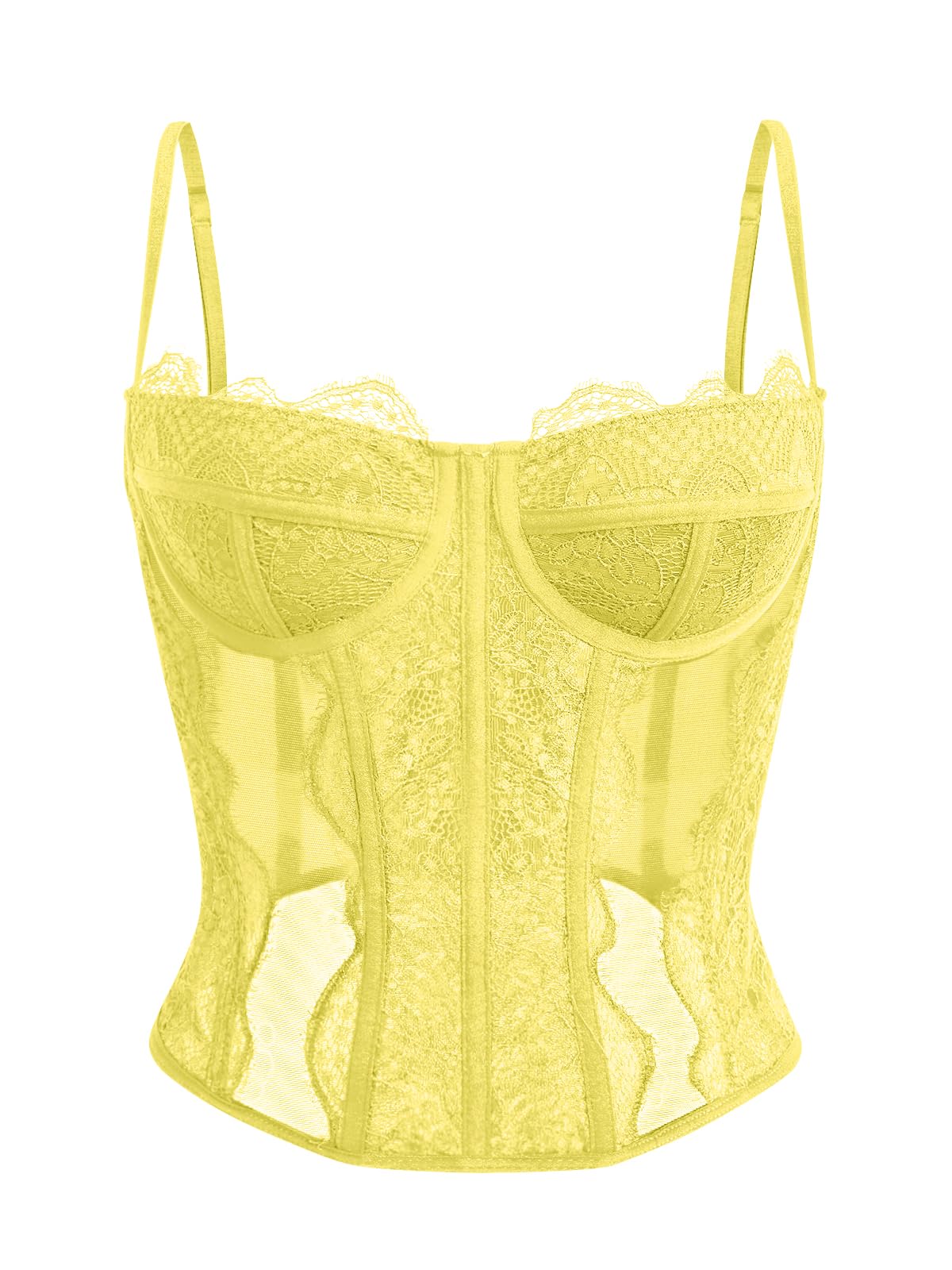 Dealmore Corset Tops for Women Going Out Fall Fashion Crop Sexy Lace Outfit