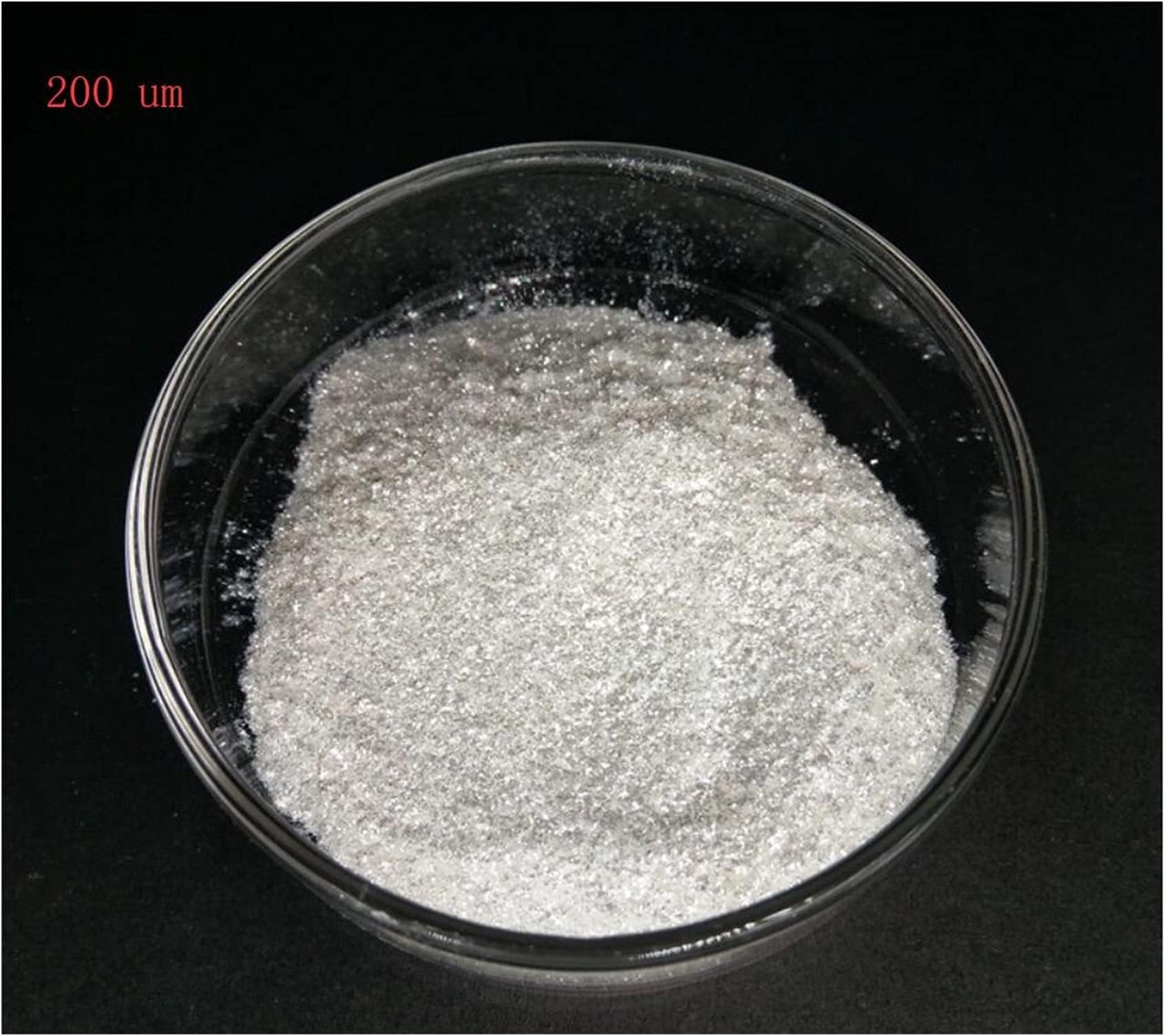 ZZT Wholesale Nature Mineral Cosmetic Silver White Pearl Pigment Mica Powder 200 Grams (Color : 200 um)