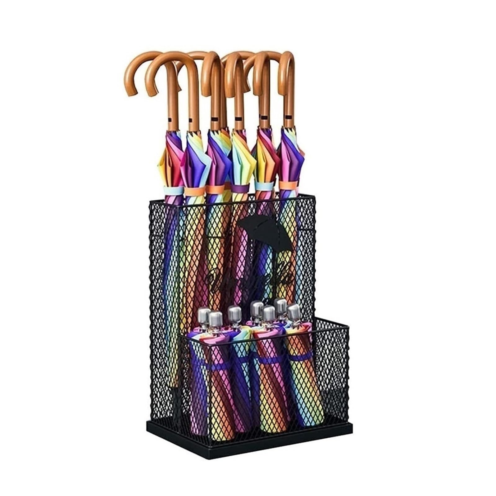 Porte-parapluies en métal pour garder votre entrée de maison propre les jours de pluie
