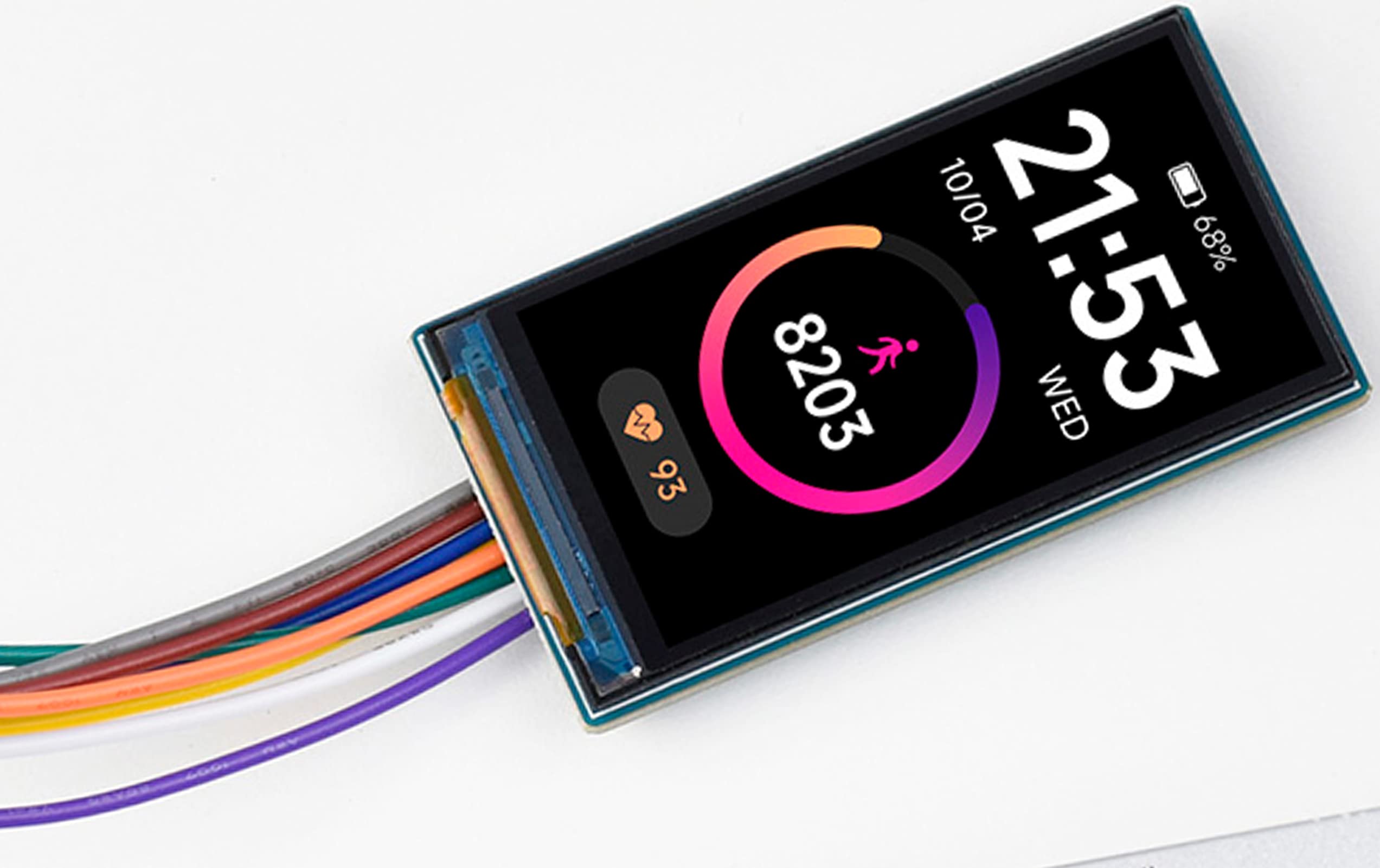 waveshare 1.9inch LCD Display Module 170×320 Resolution Screen, 262K RGB Display Color SPI Interface ST7789V2 Driver, Compatible with Arduino/Raspberry Pi / STM32, etc