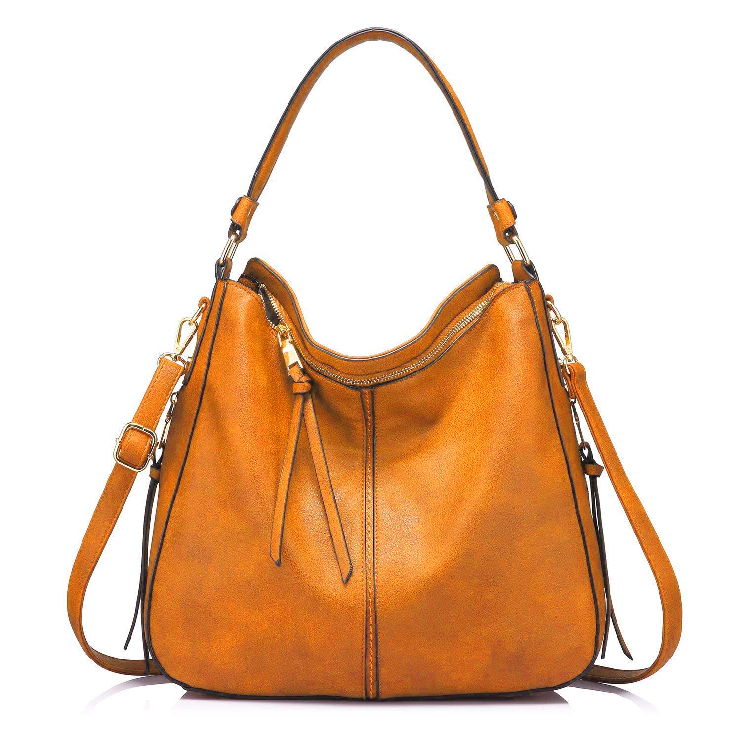 Oumffy Hobo Bags for Women Faux Leather Purses and Handbags Large Hobo Purse with Tassel (Orange) (B0BKSFXRT5) Amazon Price History, Amazon Price Tracker