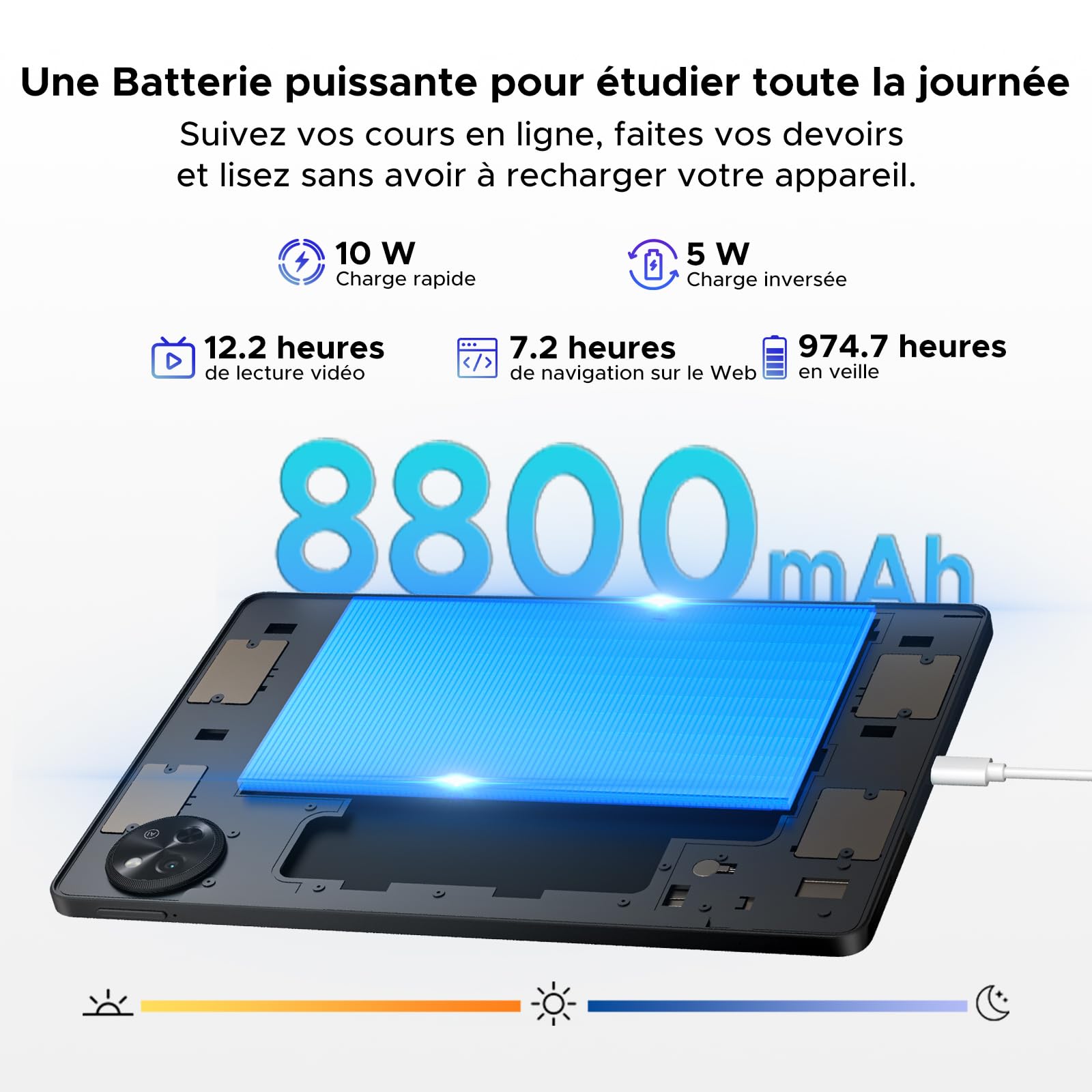 P11 Tablet Android 16, Tablet 11 Pollici con 48 GB RAM + 128 GB ROM/TF 2 TB, T7250 Tablet con Tastiera, Display 90Hz, 8800mAh, Gemini AI, Widevine L1, Face ID, WiFi5, Penna, tastiera, Nero