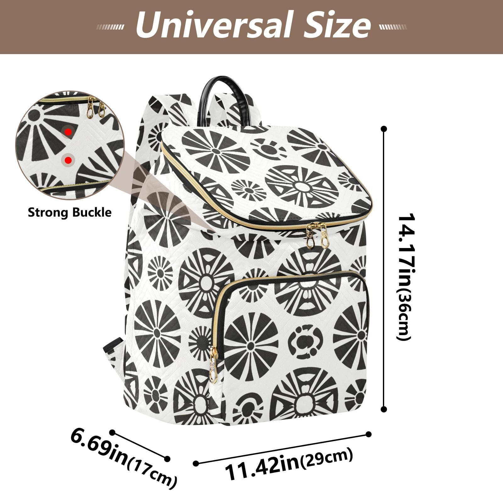 Zaino elegante da donna, 15 l, resistente, leggero